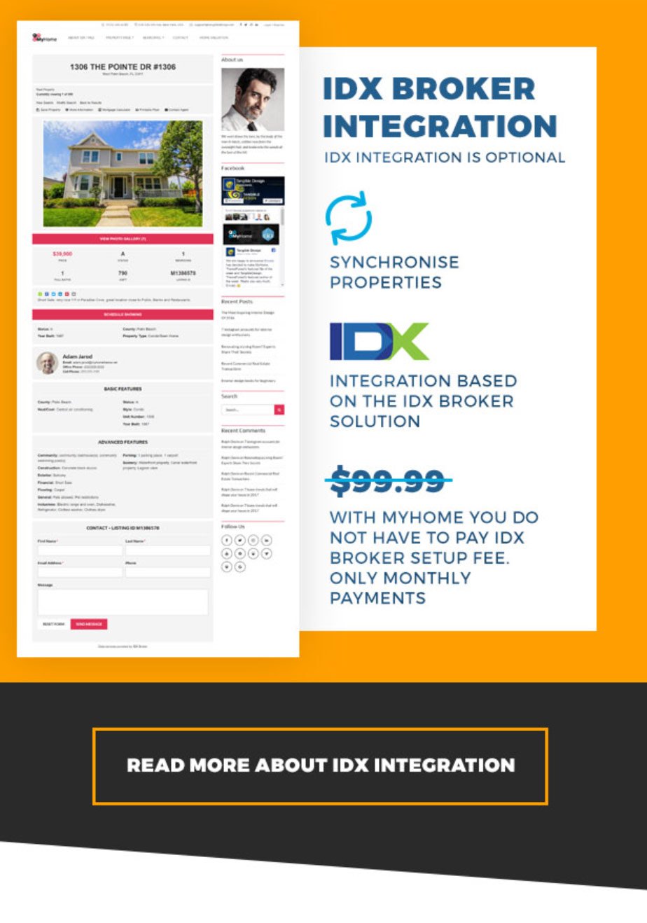 MyHome Real Estate WordPress